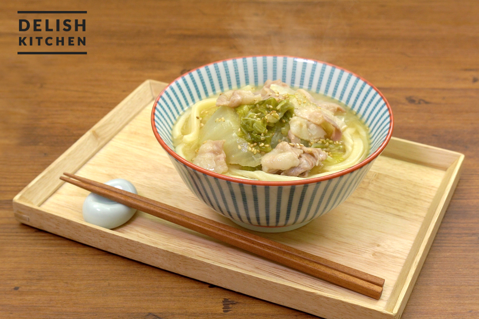 豚バラ肉ととろとろ白菜の糀甘酒うどん