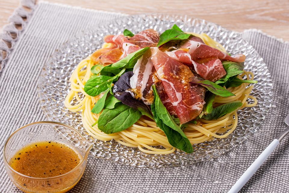 ピーナッツヌードルパスタサラダのレシピ