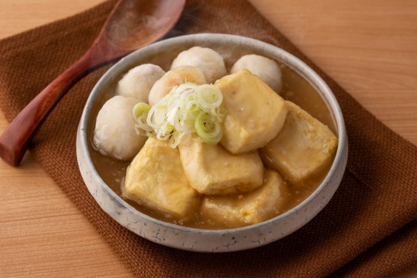 揚げだし豆腐のとろみ糀あんかけ