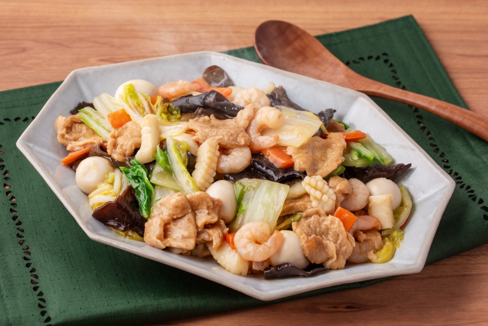大豆のお肉の八宝菜