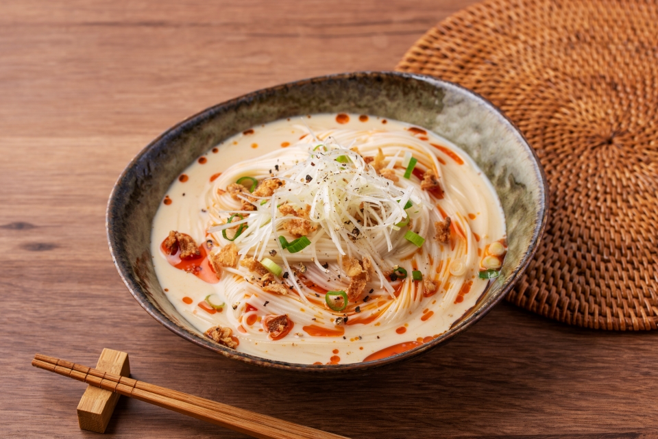 ピリ辛冷や汁そうめん｜レシピ｜マルコメ