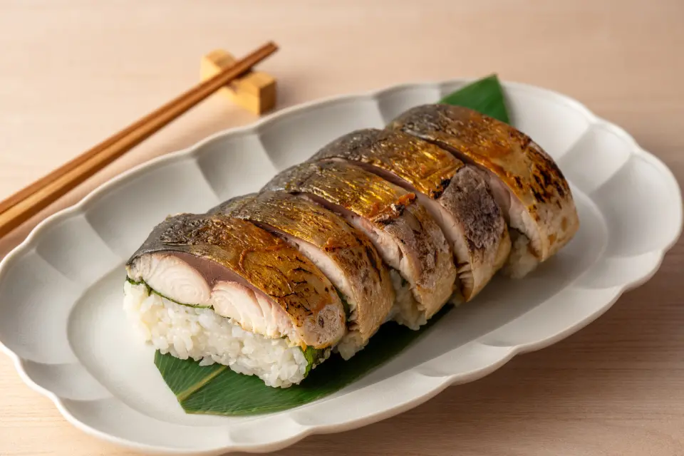 焼鯖の押し寿司