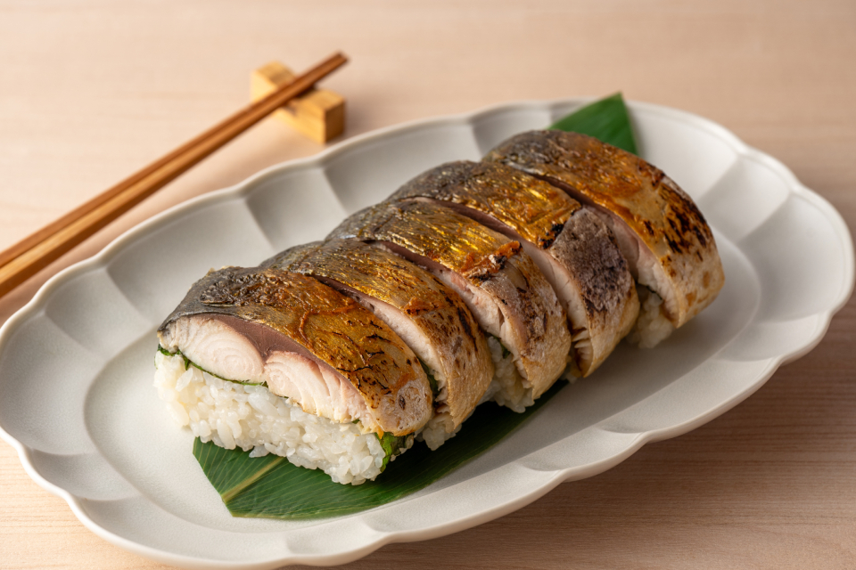 焼鯖の押し寿司