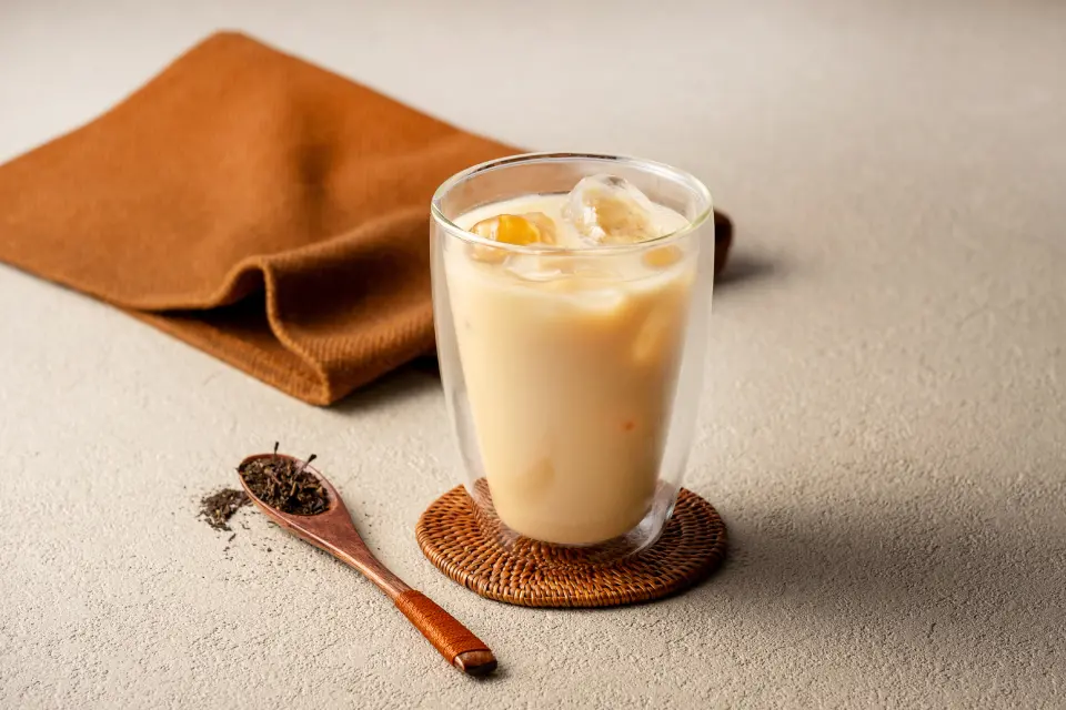 米糀ミルクのほうじ茶ラテ