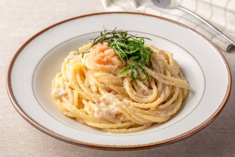 明太子クリームパスタ