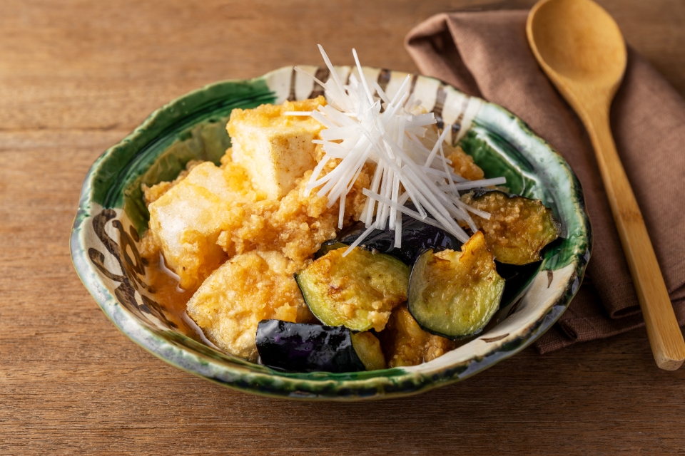 しょうゆ糀おろしのあげだし豆腐