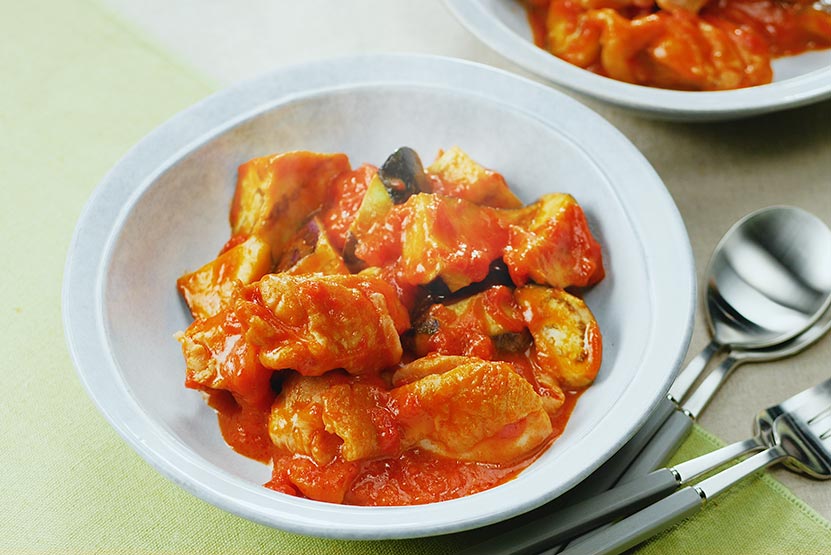 チキンの甘酒トマト煮込み レシピ マルコメ