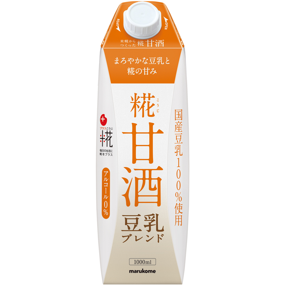 【新作からSALEアイテム等お得な商品満載】 プラス糀 糀甘酒LL 豆乳ブレンド｜マルコメ 1000ml その他