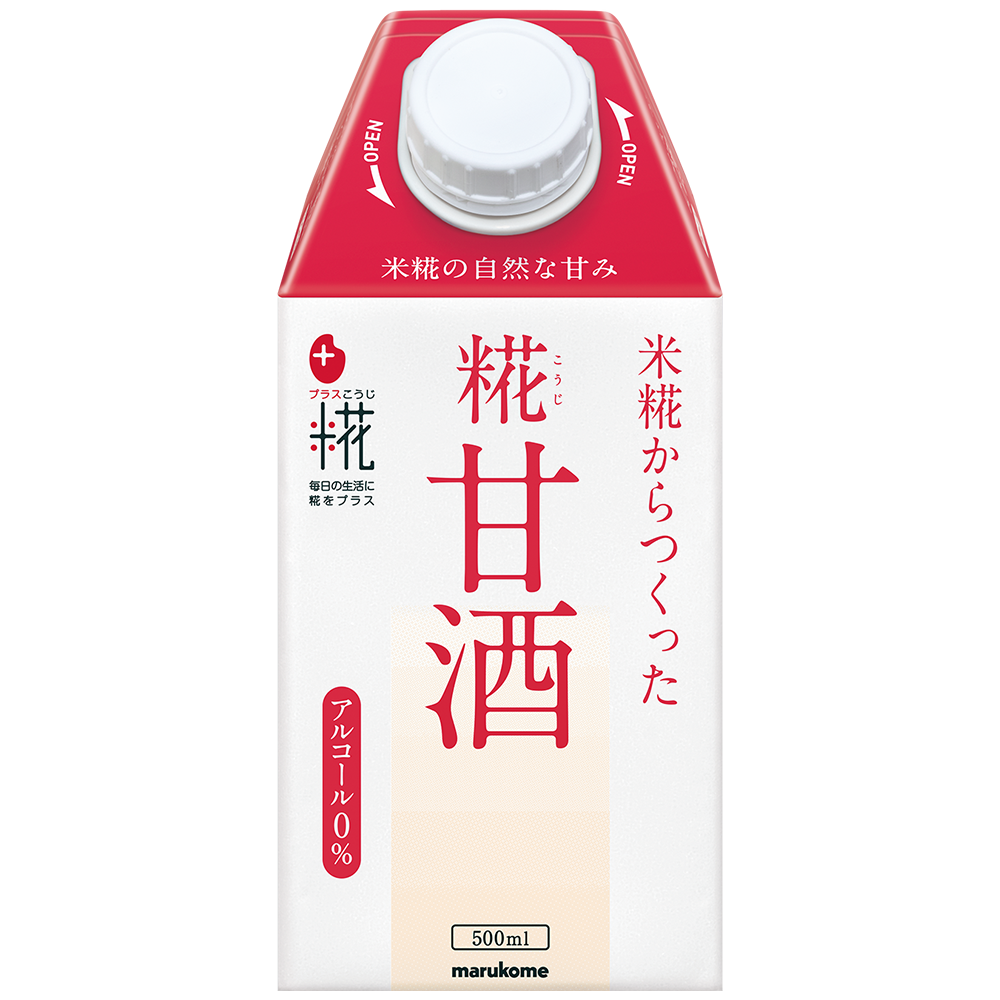 プラス糀 糀甘酒LL 500ml｜マルコメ