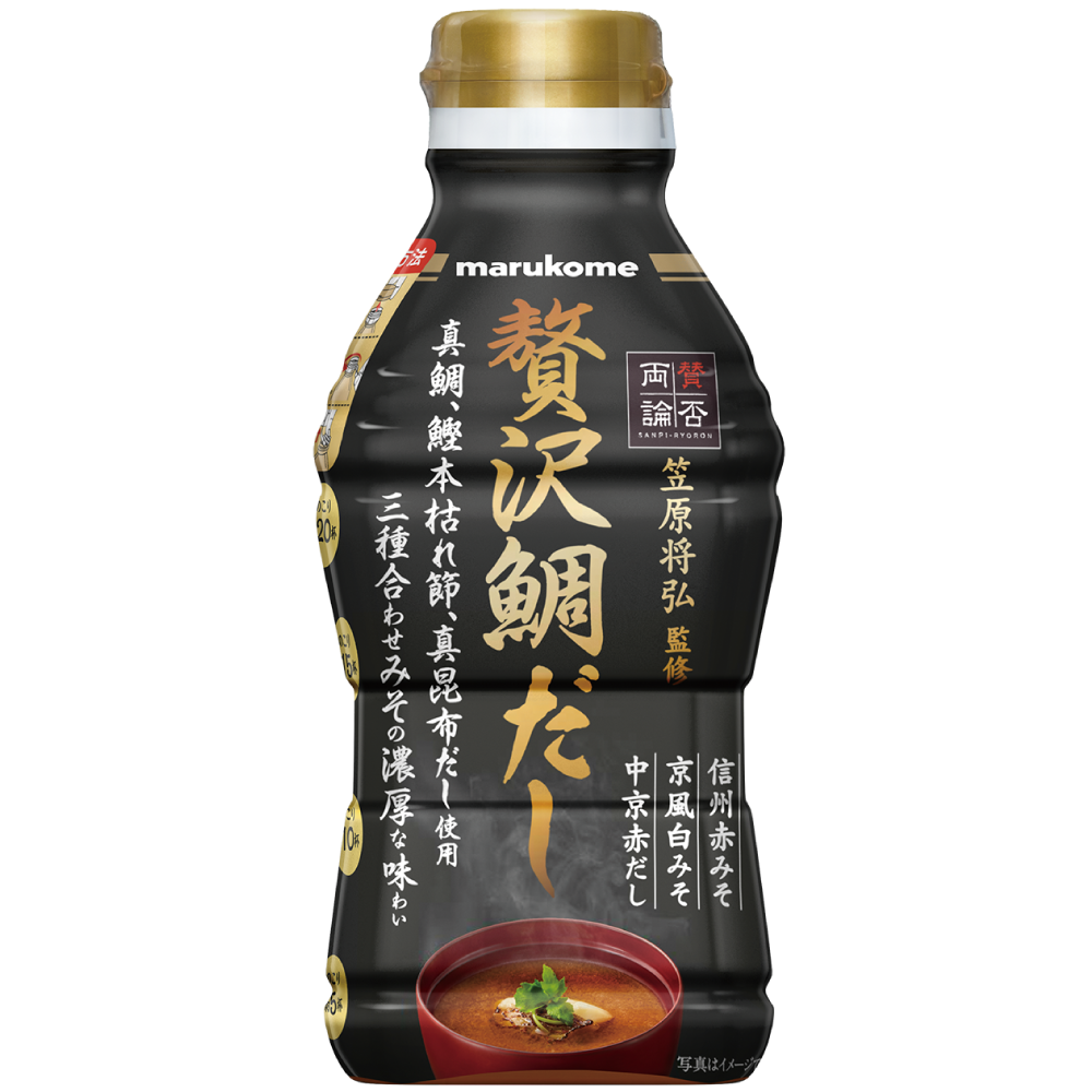 液みそ 賛否両論 贅沢鯛だし｜マルコメ