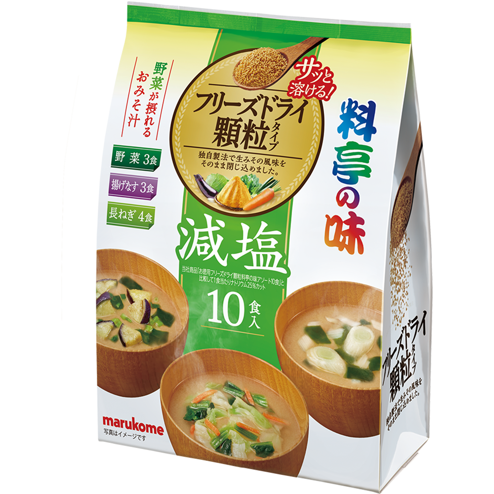 お徳用 フリーズドライ 顆粒 減塩アソート｜マルコメ
