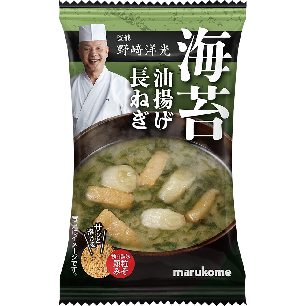 野﨑洋光監修 フリーズドライ顆粒みそ汁 海苔｜マルコメ