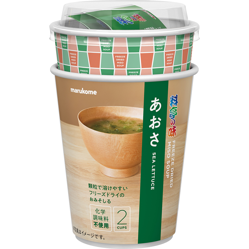 FD Cup Granulated Ryotei Miso Soup Aosa Seaweed