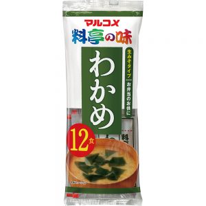 Soupe miso instantanée aux algues wakame Ryotei no Aji