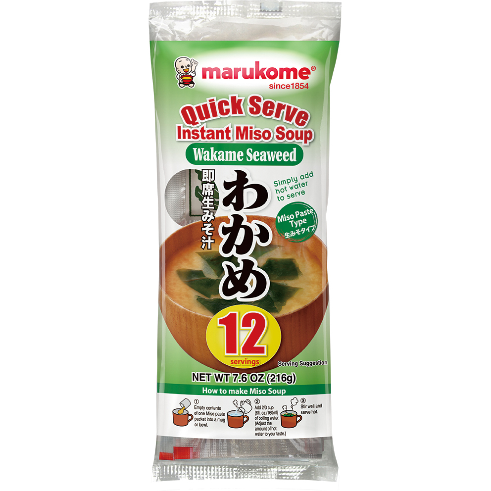 Quick Serve Miso Soup Wakame 12P