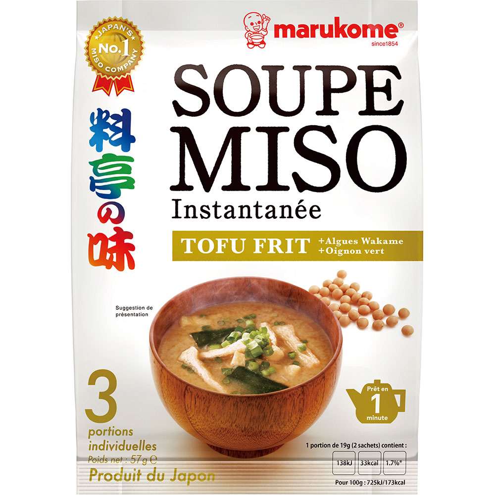 France Ryotei No Aji Miso Soup Fried Tofu 3P