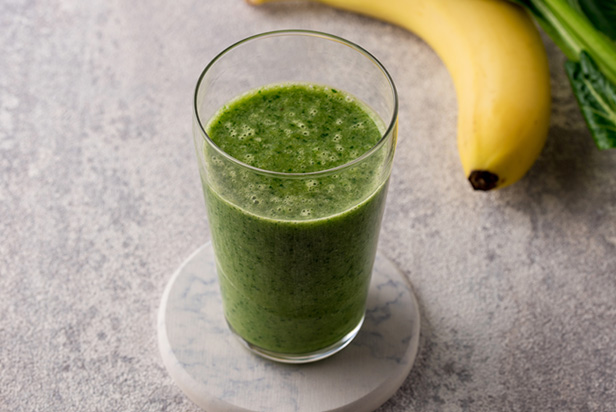 Smoothie vert à la banane Amazake