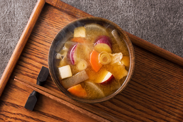 Tonjiru (Pok and Vegetable Miso Soup)