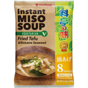 Instant Ryotei No Aji Miso Suppe Gebratener Tofu Vegetarisch