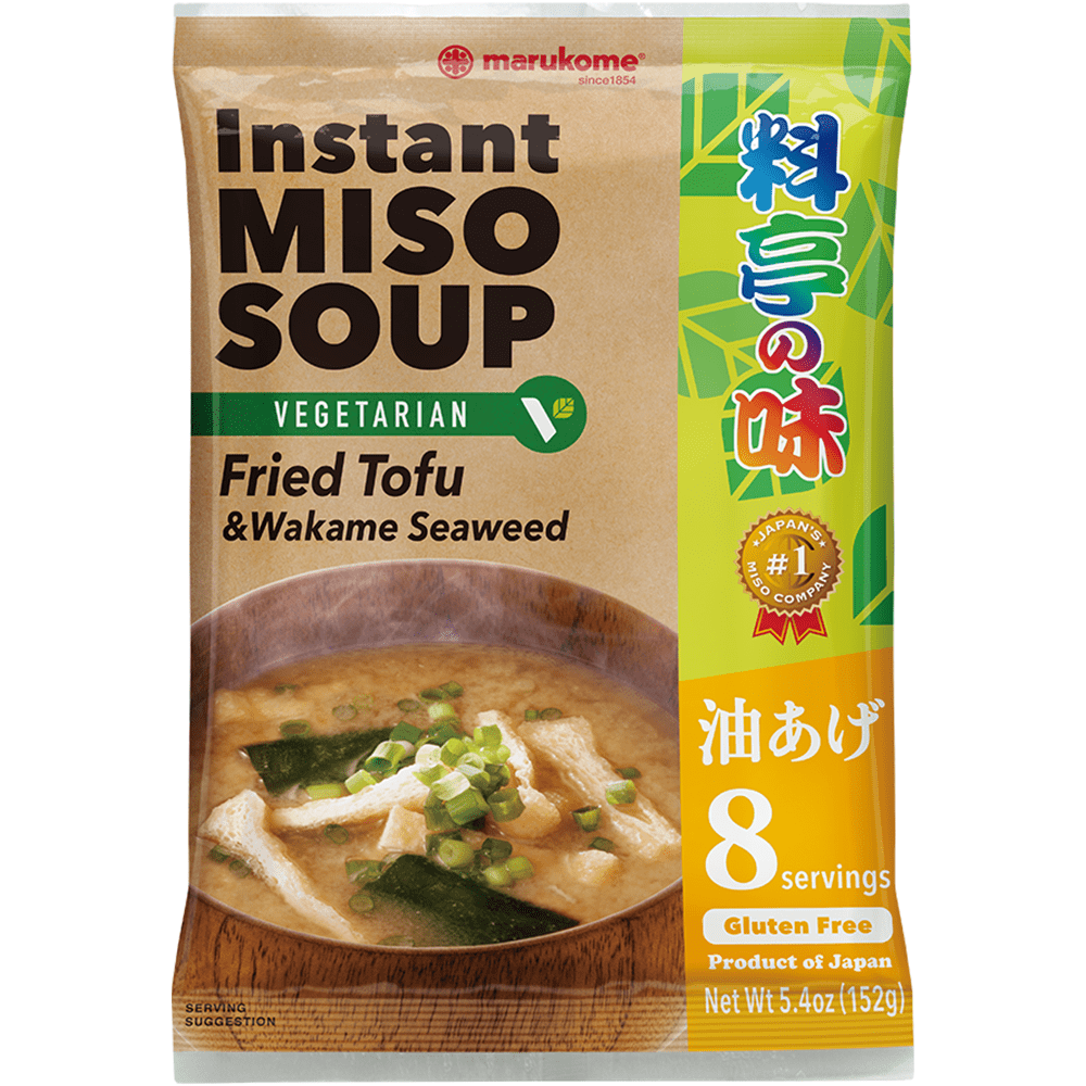 Instant Ryotei No Aji Miso Suppe Gebratener Tofu Vegetarisch