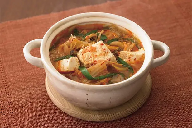 Korean Miso Tofu Jjigae Stew