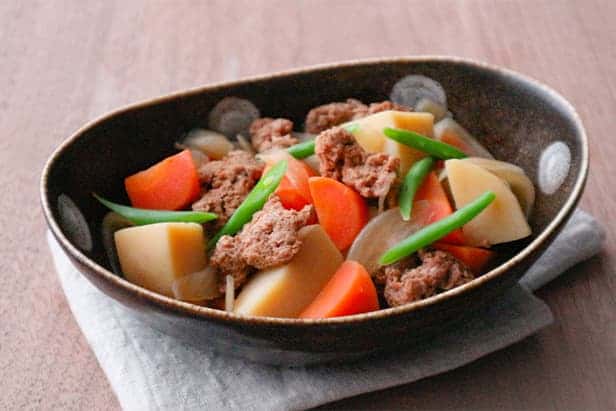 Simple and Tasty Soy Meat Nikujaga Stew