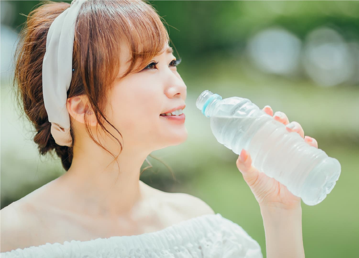 水分補給の様子