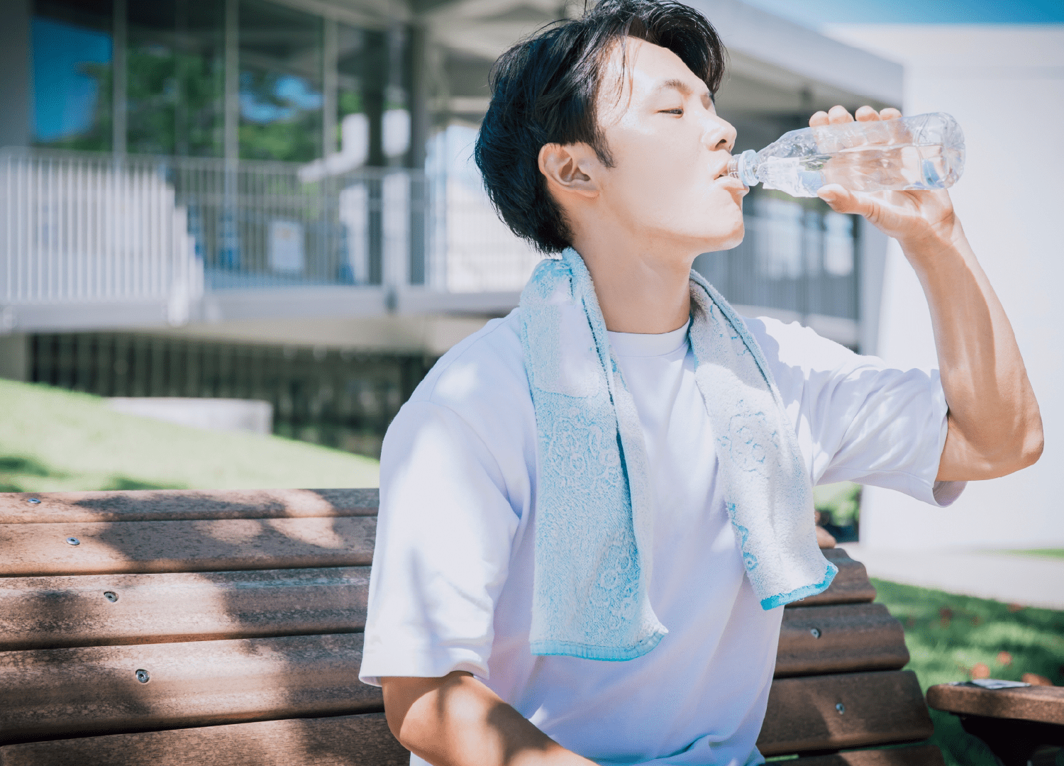 運動前の準備も大切に