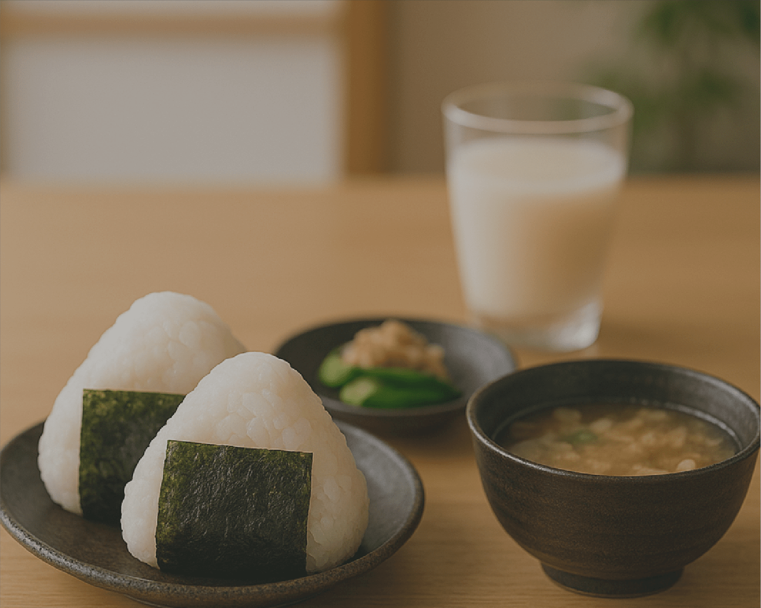おにぎり＆みそ汁＆甘酒は運動後の最強栄養食！