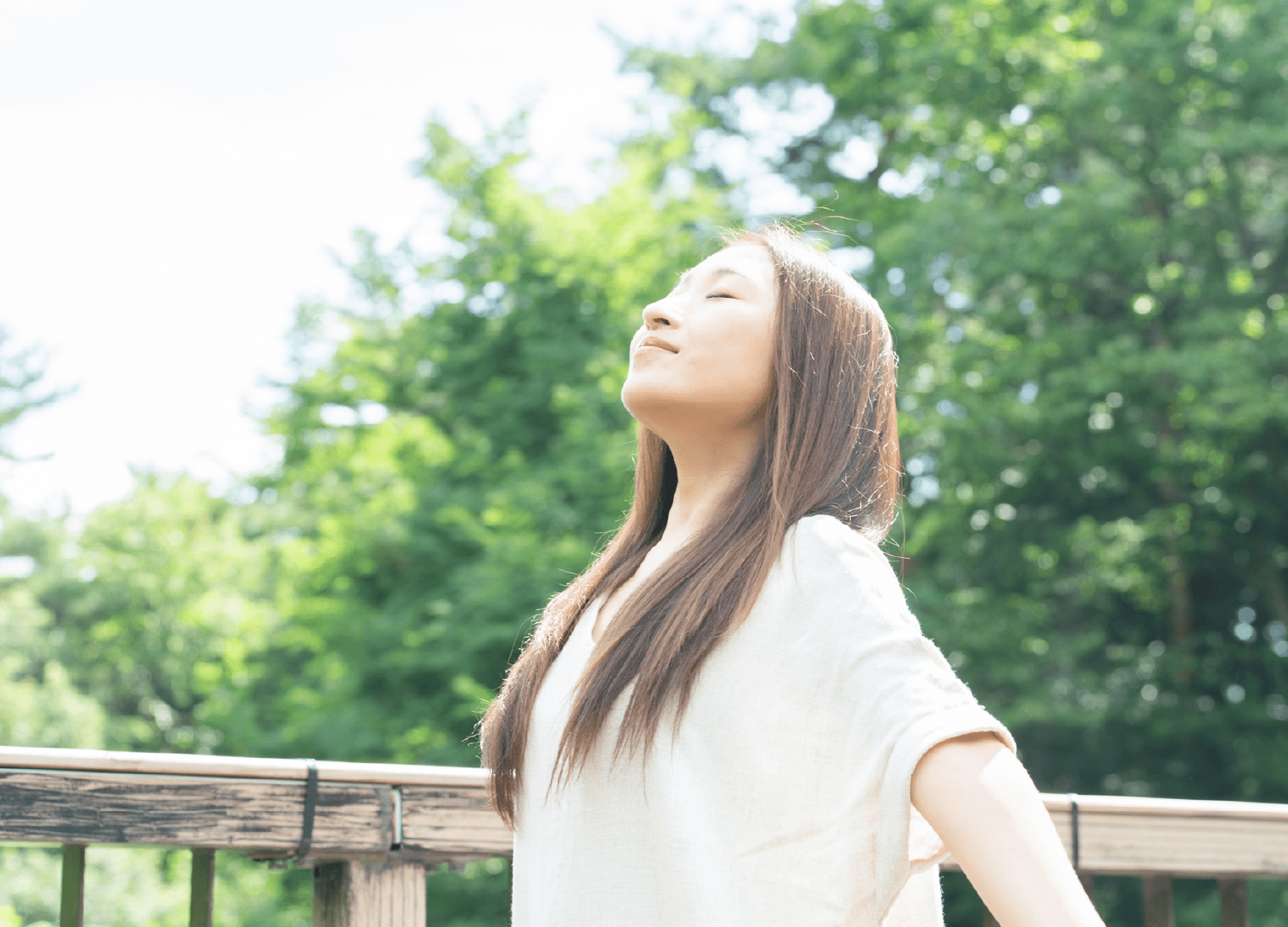 朝のベッドストレッチ＆深呼吸