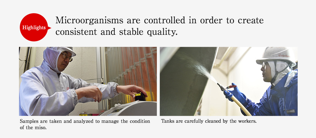 Highlights. Microorganisms are controlled in order to create consistent and stable quality.
