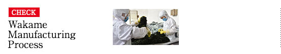 CHECK Wakame Manufacturing Process