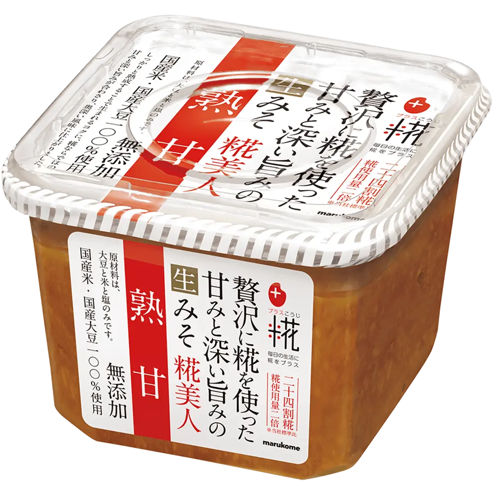 プラス糀生みそ糀美人熟甘