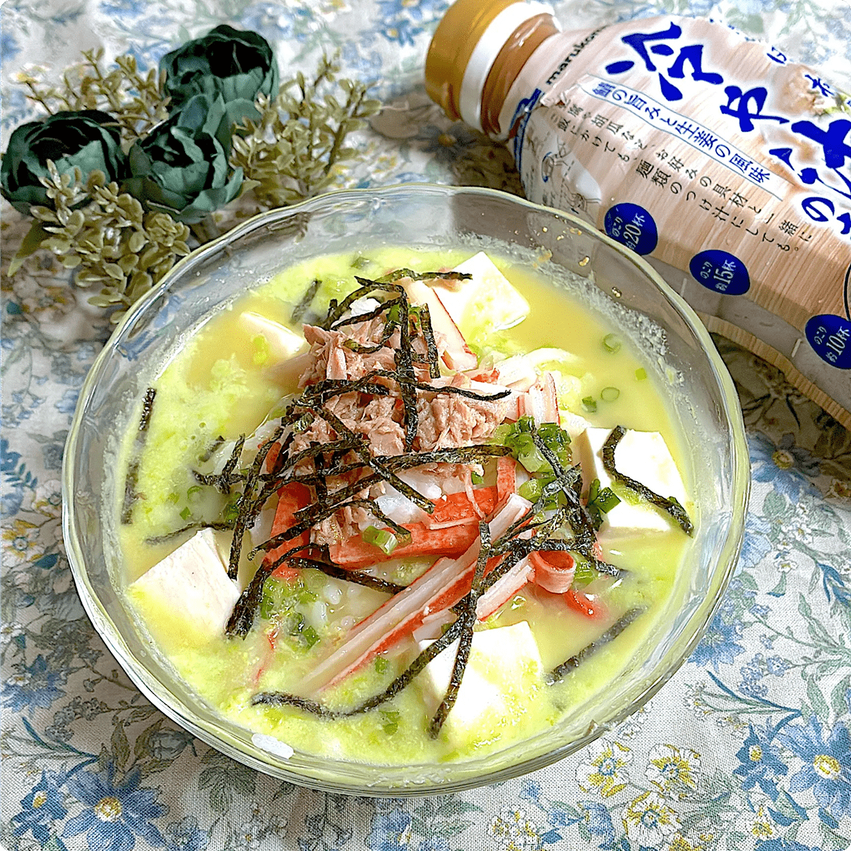 枝豆とツナの冷や汁