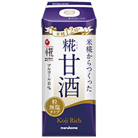 プラス糀 糀甘酒LL 糀リッチ粒 165ml