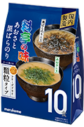 お徳用 フリーズドライ顆粒みそ汁 料亭の味 あおさと黒ばらのり