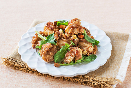 鶏のから揚げ~みそパウダーあえ~