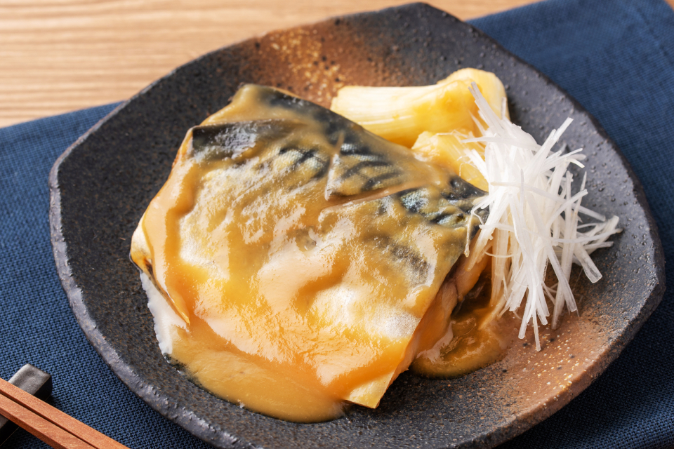さばのしょうがみそ煮