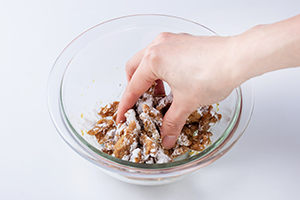 大豆のお肉スライス 基本の炒め方(大豆のお肉の戻し方)2